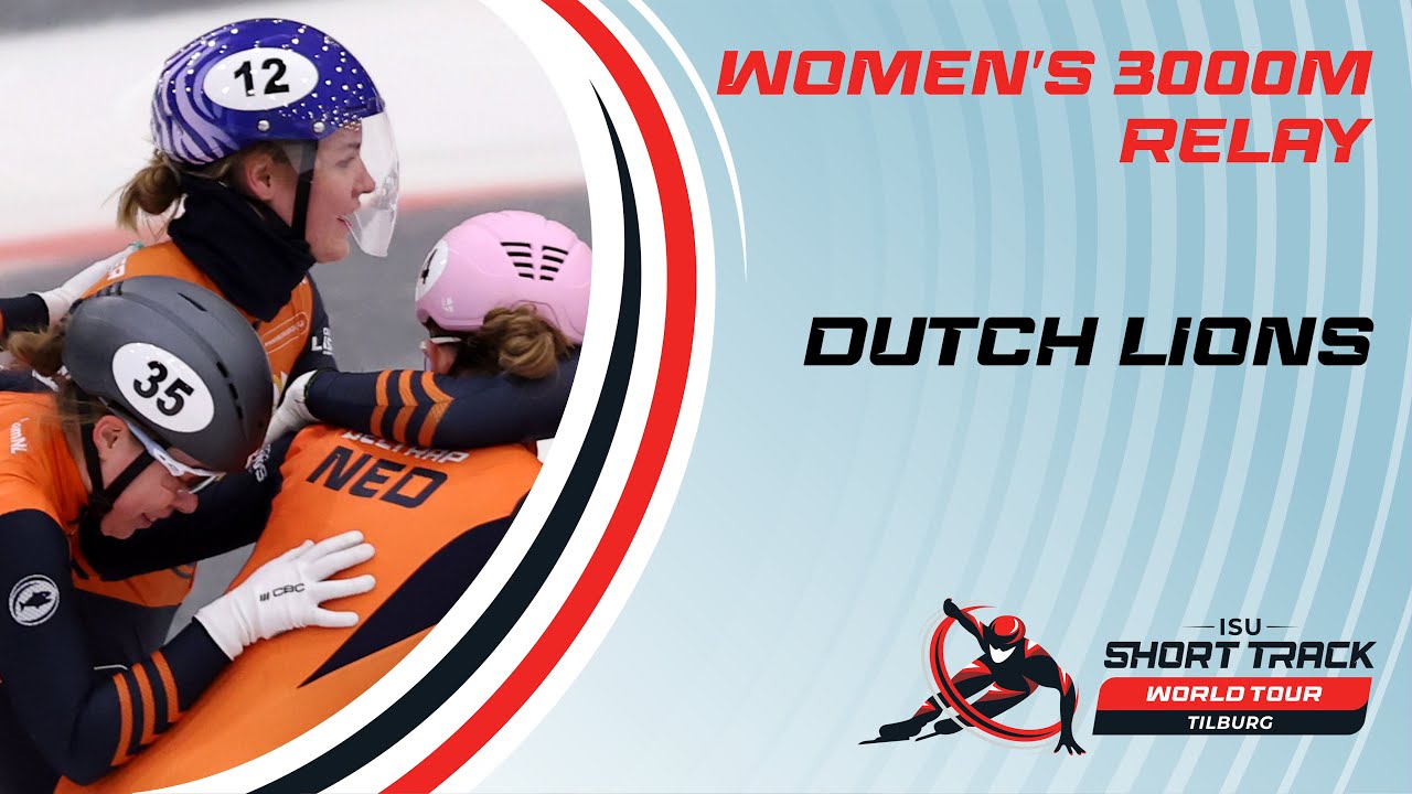 Dutch Lions Win on the Line | 3000m Women Team Relay Final | Tilburg 2025 | #ShortTrackWorldTour
