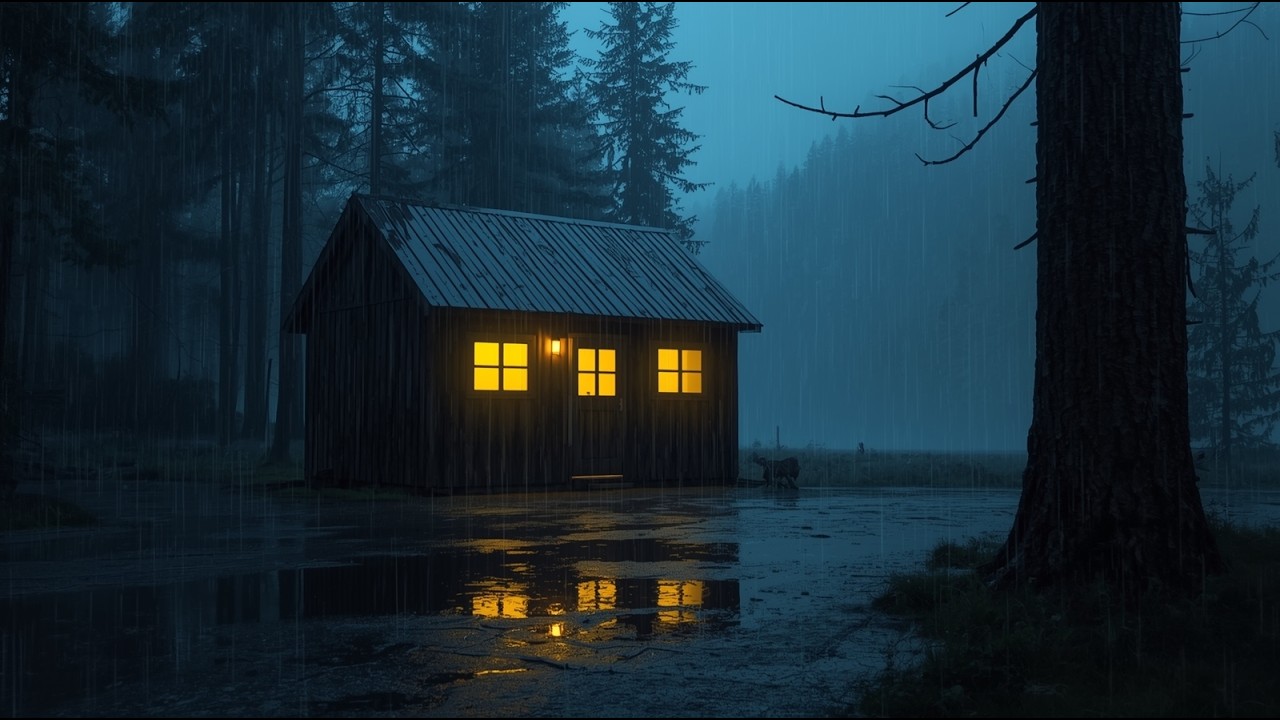 Fall Asleep Instantly with Heavy Rain and Soothing Thunderstorm Sounds