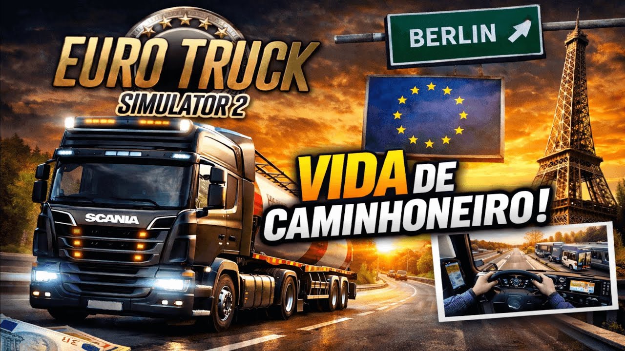 12 Euro Truck Simulator 2 - De Lípsia para Dortmund