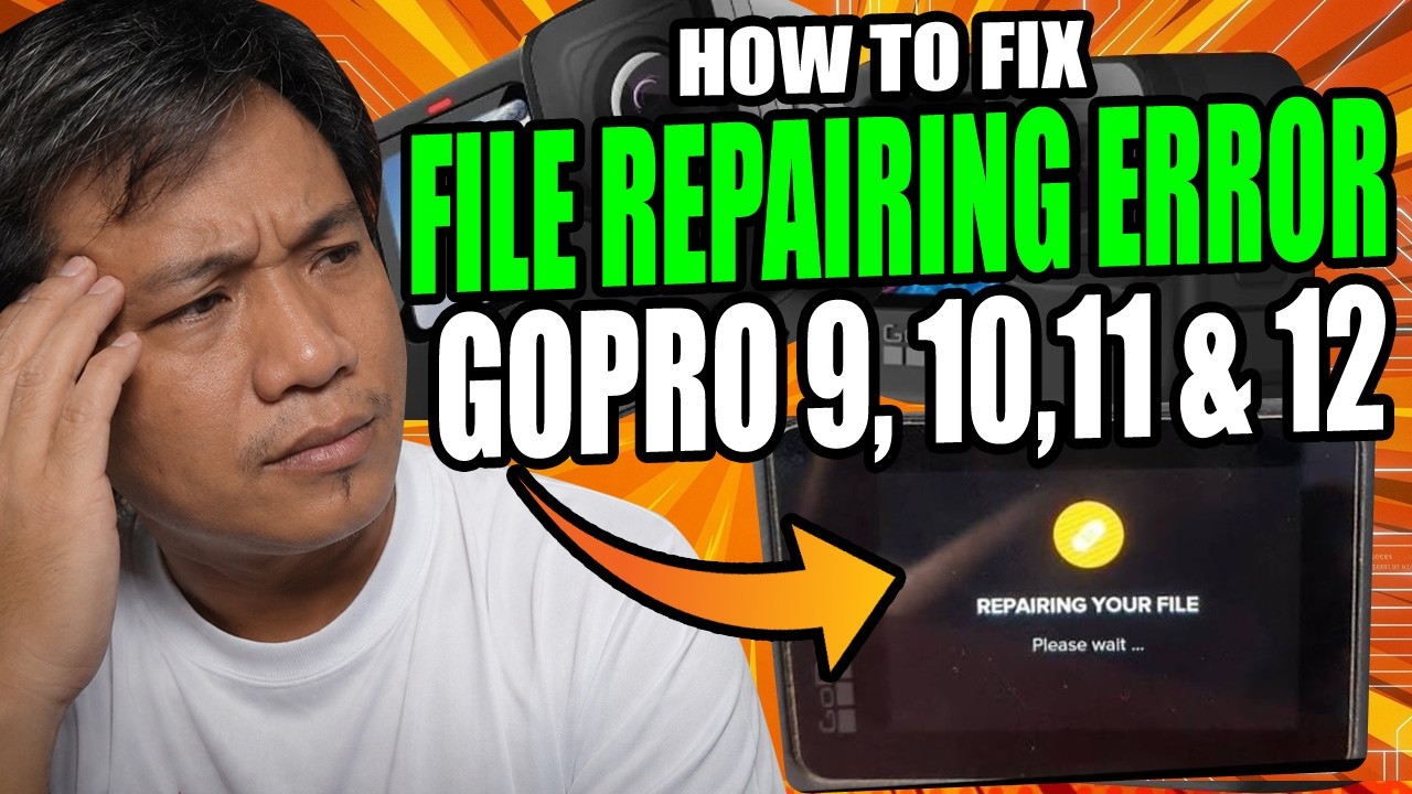 How to fix Gopro Hero Black 9, 10, 11, 12 file  repairing error. Best GoPro After market Battery.