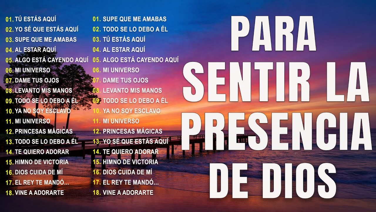 1️⃣CREO EN TI - HERMOSO NOMBRE - A TI ME RINDO 🌟ALABANZAS PARA EXPULSAR TODO MAL DE TU VIDA