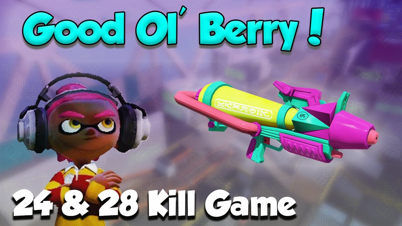 Splatoon - Good Ol' Berry Pro (2 Casual 20 Kill Games!)