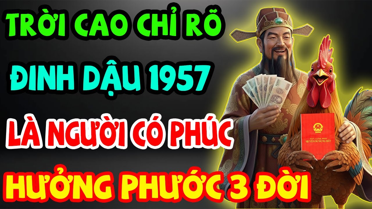 Trời Cao Chỉ Rõ, Đinh Dậu 1957 Là Người Có Phúc Có Phần, Được Trời Thương Phật Độ Về Già Hưởng Lộc