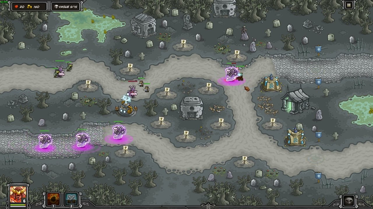 Kingdom Rush - Ancient Necropolis / Ancienne nécropole [veteran]