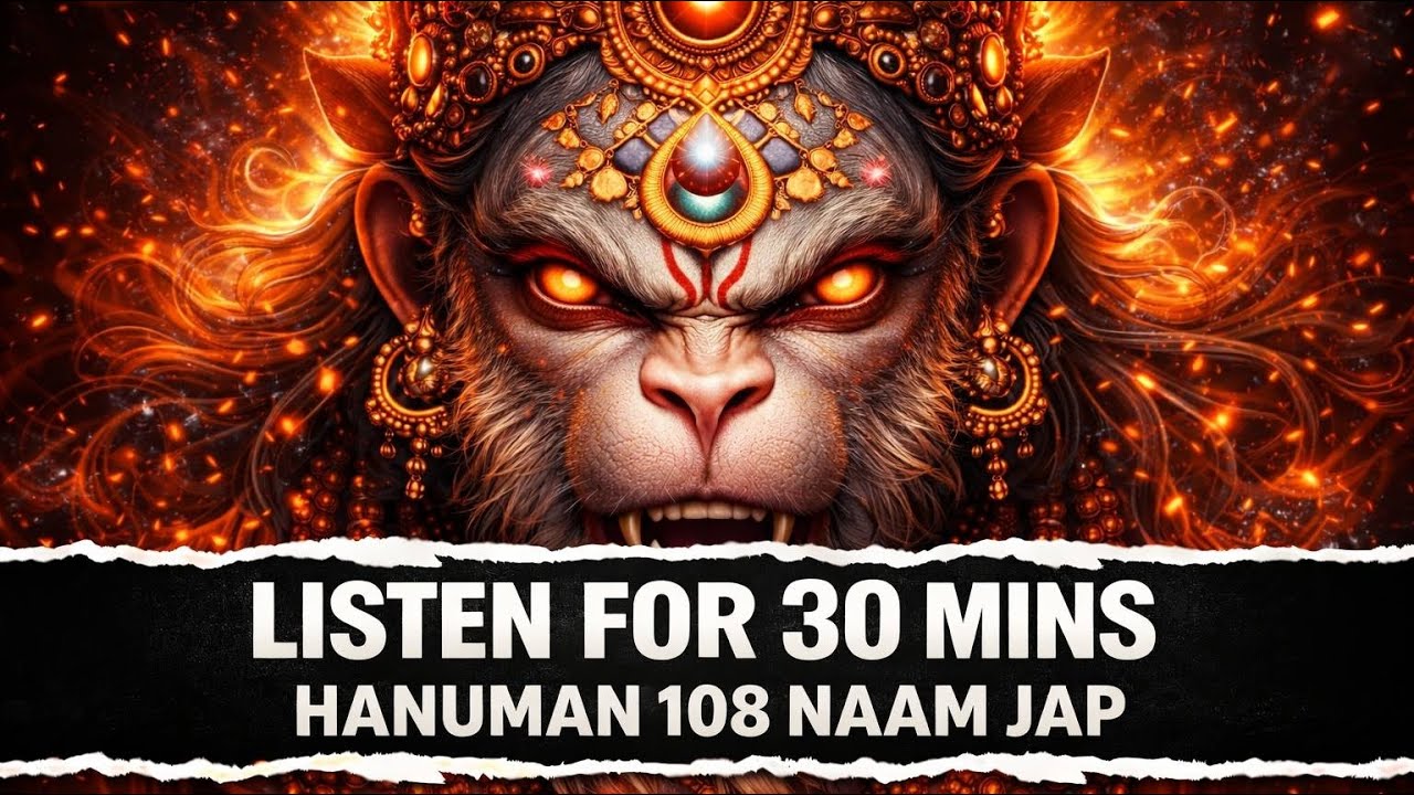 Hanuman 108 Names Chant for Peace, Courage & Protection 🚩
