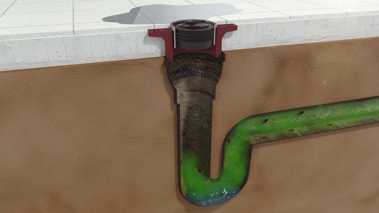 Green Drain TM - Waterless Trap Seal for Floor Drains