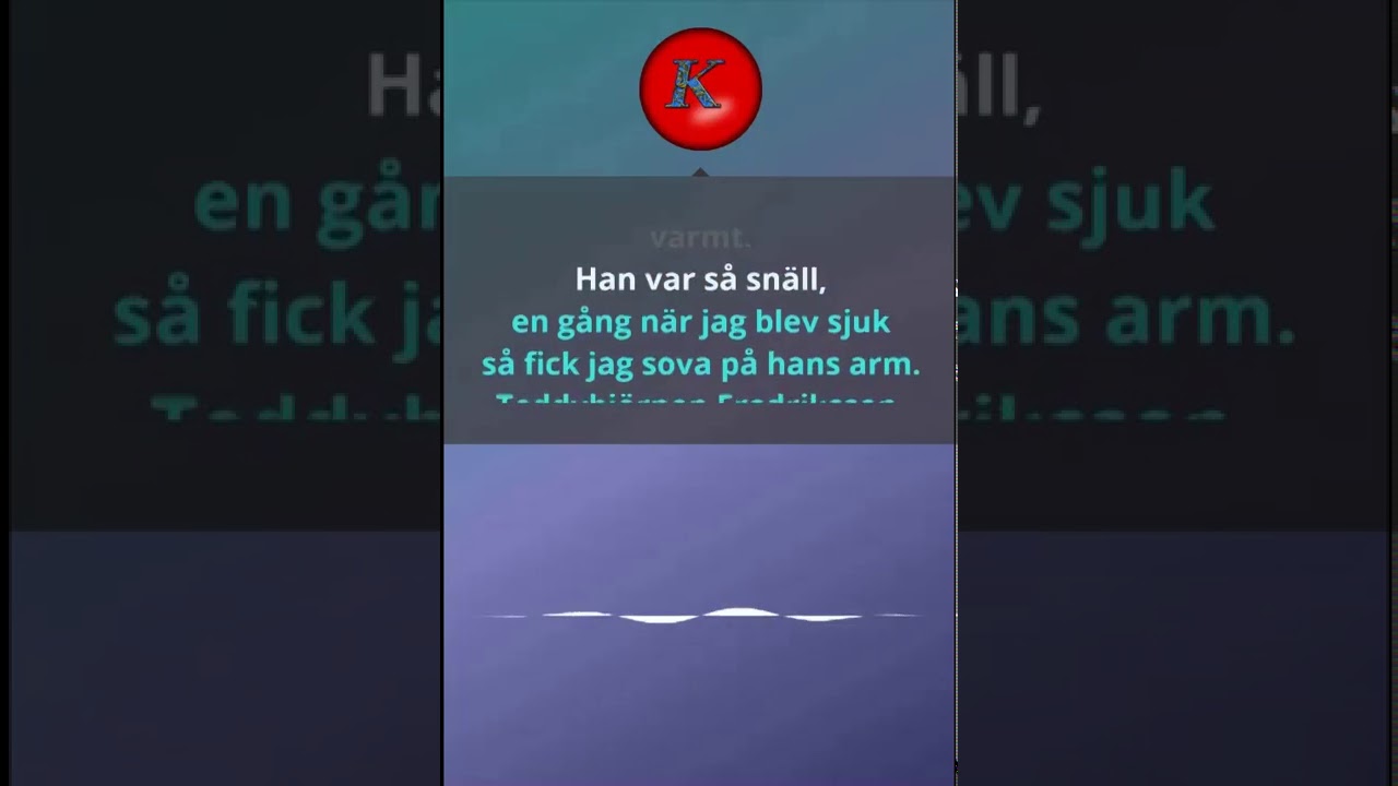 Lasse Berghagen- Teddybjörnen Fredriksson. Karaoke