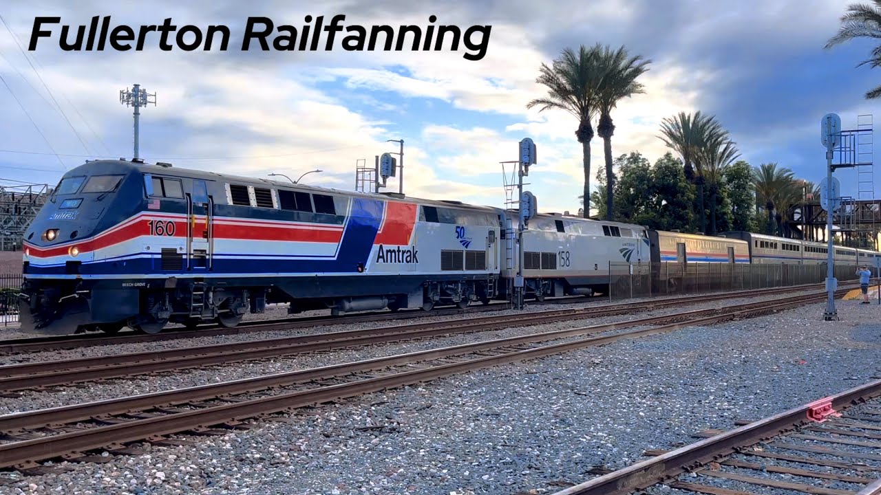 Fullerton Railfanning with 160,CN SD75i