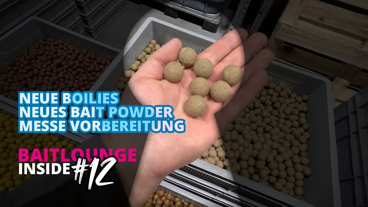 Baitlounge Inside #12 Sortimentsumstellung, neue Boilies, Messevorbereitung & Arbeitsalltag!
