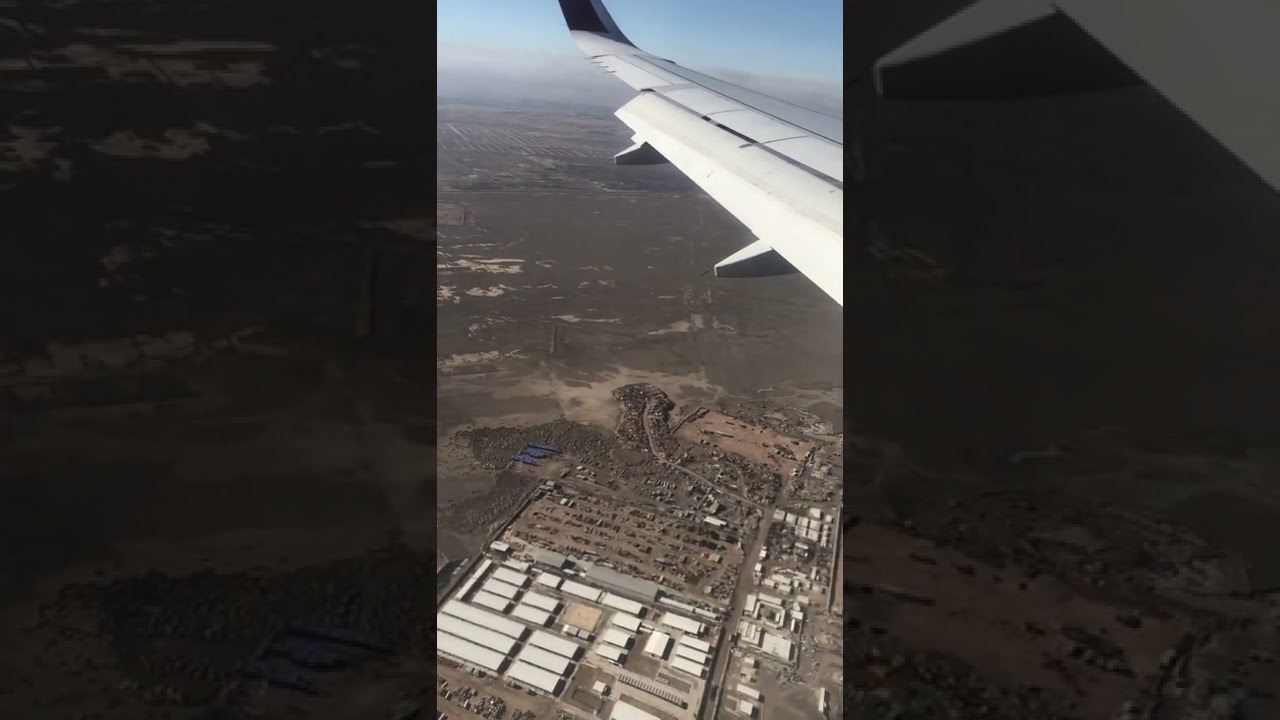 Qatar Air Ways Boeing 777 Landing at Basra International Airport, Iraq. #basrah #iraq #boeing777