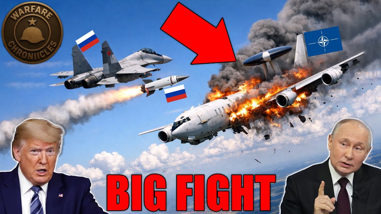 A Russian Interceptor Fired Warning Shots at a NATO Aircraft… Then America Unleashes Hell