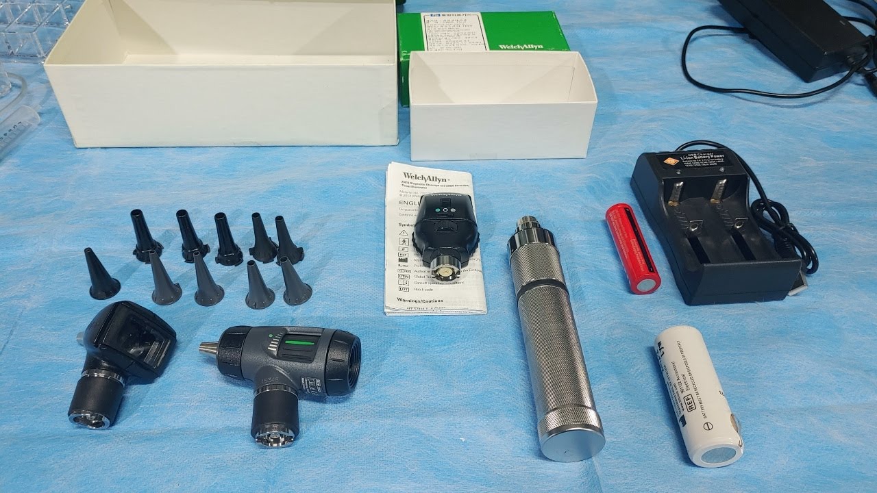 Welch Allen 3.5V rechargeable to 18650  lithium battery modification