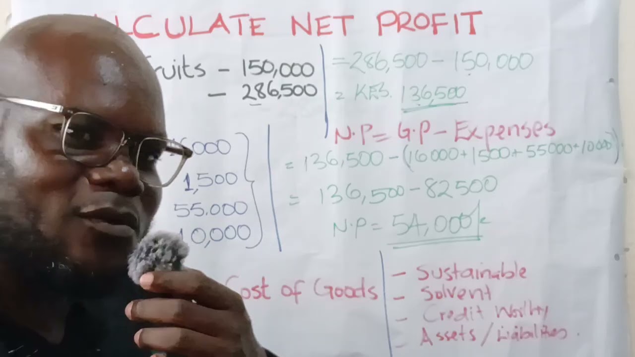 If You Don't Know Your Net Profit, Don't Start a Business.