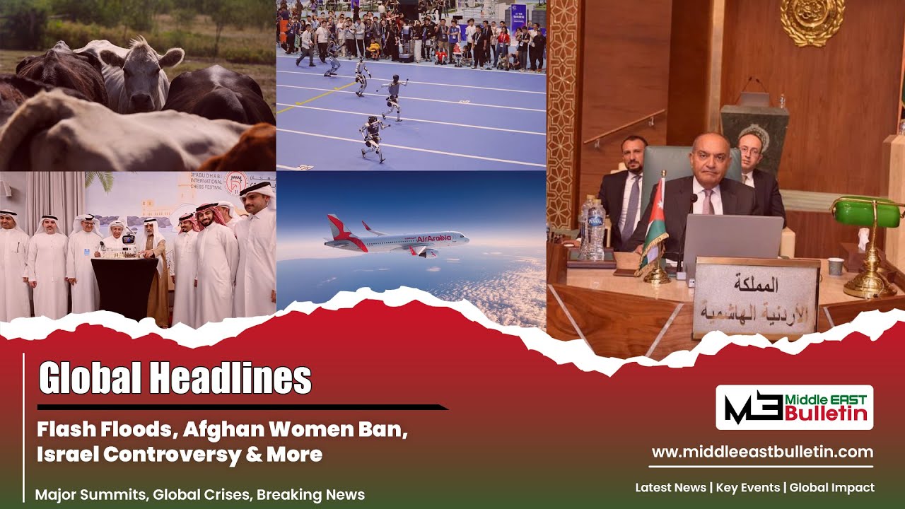 Global Headlines TODAY: Floods, Ancient Whale & Breaking News | Middle East Bulletin