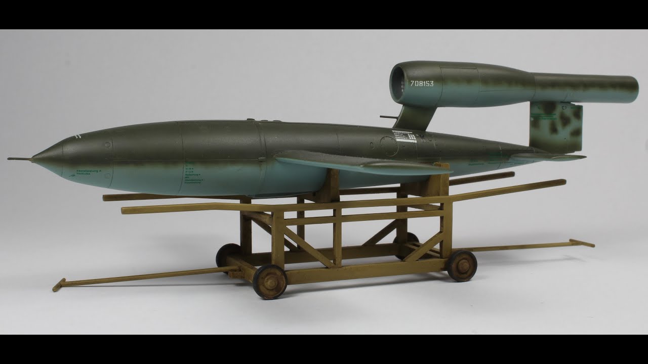 Tamiya V1 Fieseler Fi103 Rocket Model Kit 1/48, Build Video