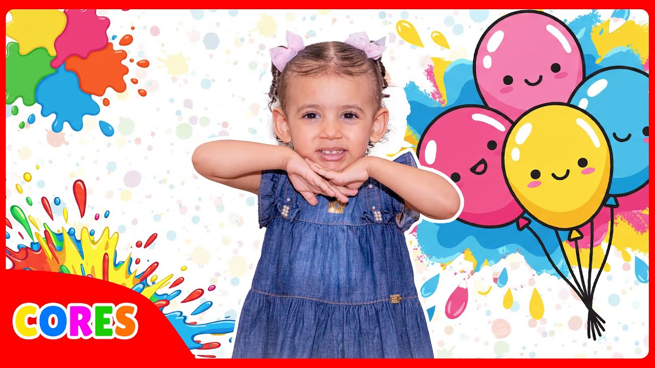 Cores com Bal&otilde;es  - Color | Nursery Rhymes & Kids Songs por Alice Macedo