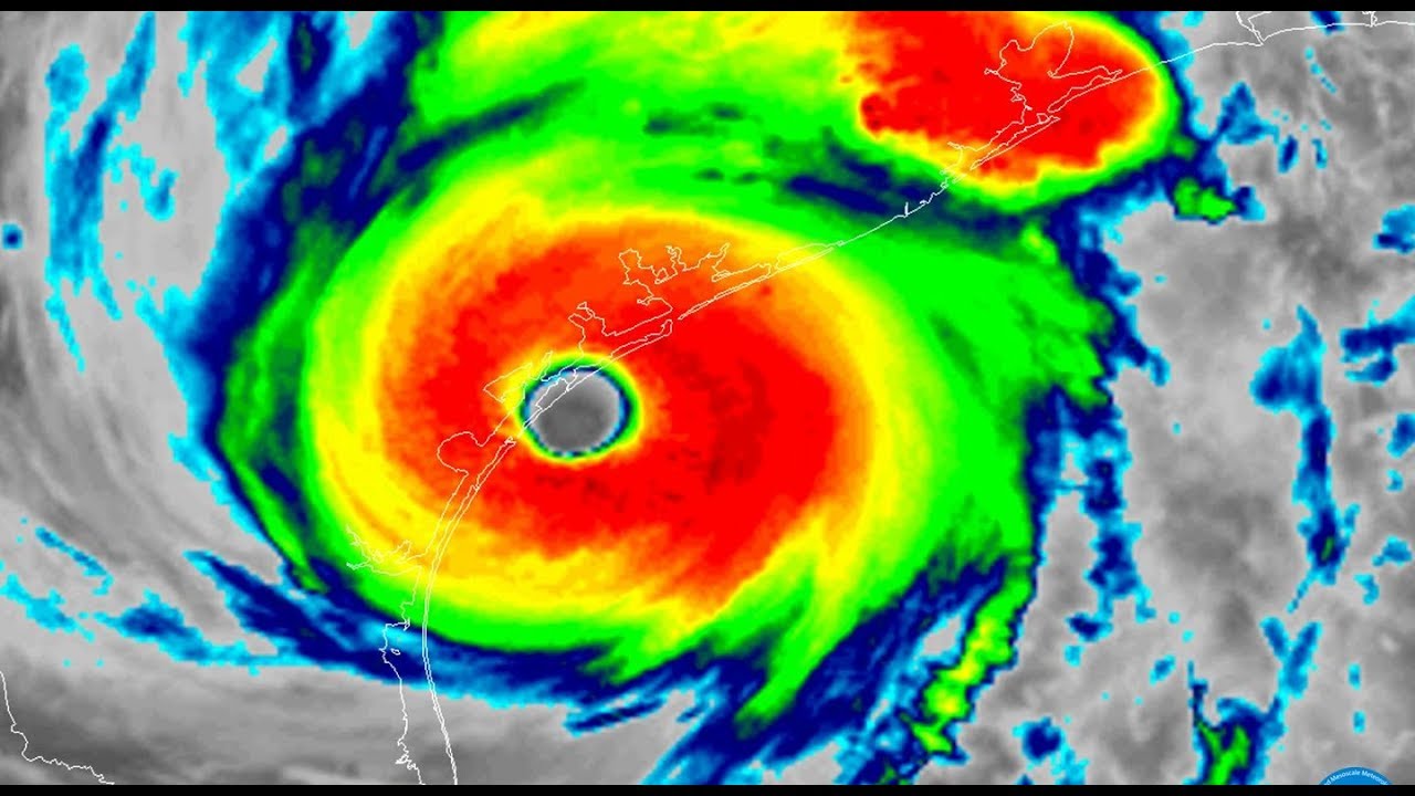 Hurricane HARVEY Smashes Rockport, Texas (2017)