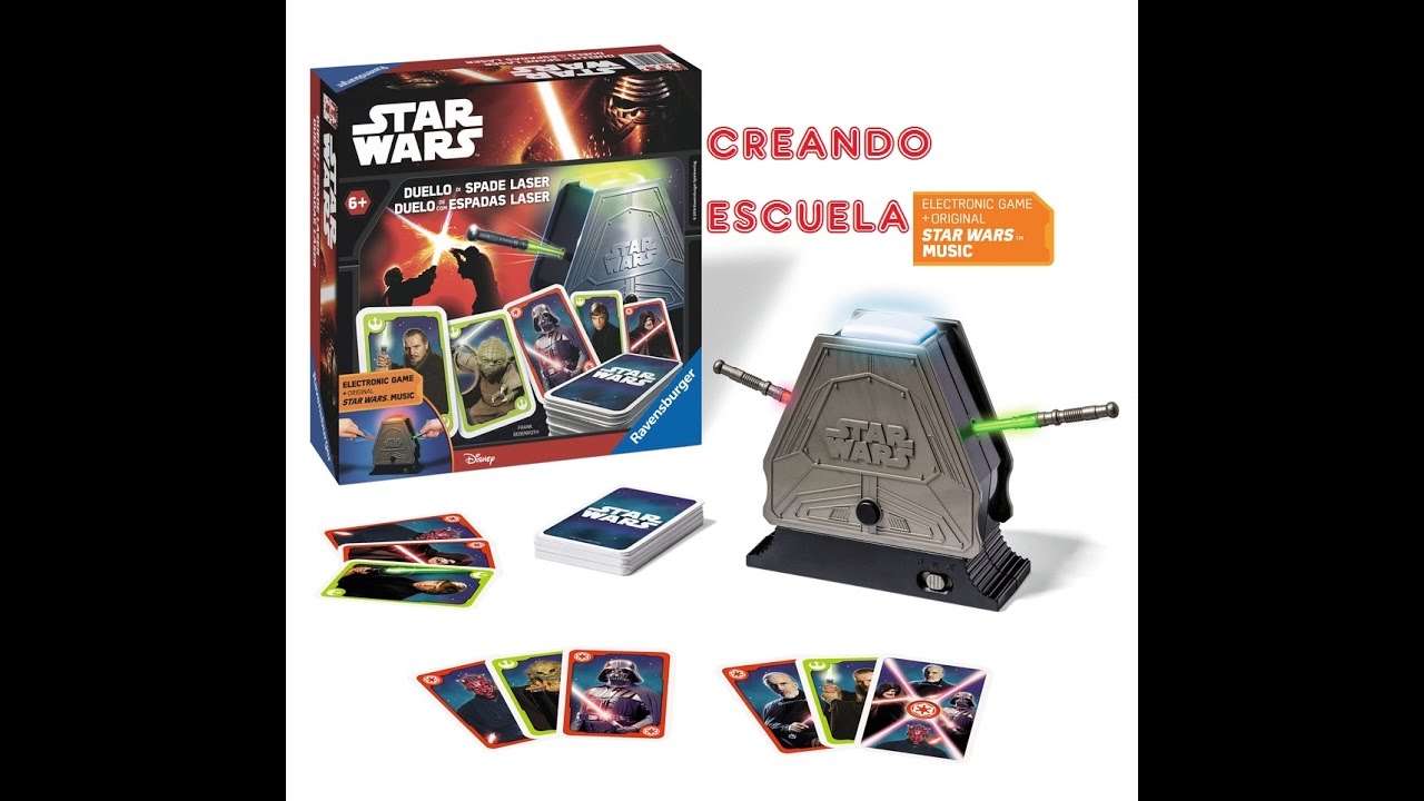 STAR WARS DUELO DE ESPADAS LASER Creando escuela (RDJ)