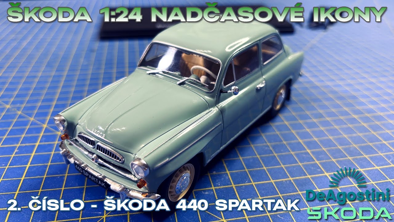 Kolekce Škoda 1:24 Nadčasové Ikony , Číslo 2 - Škoda 440 Spartak, od DeAgostini