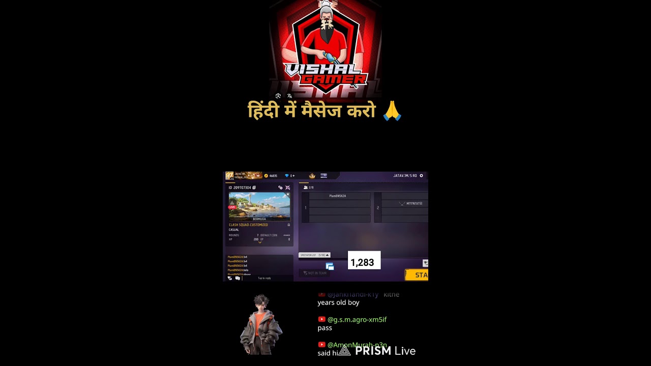 English Garena Free Fire : 👍 Good stream | Playing Squad | Streaming with Turnip
