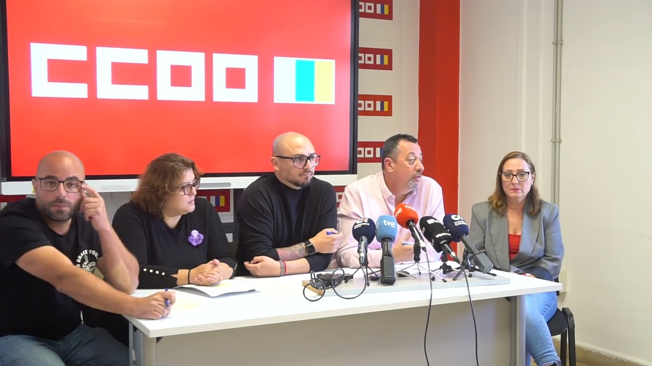 Rueda de Prensa de Fed. Servicios por Huelga de Hostelería
