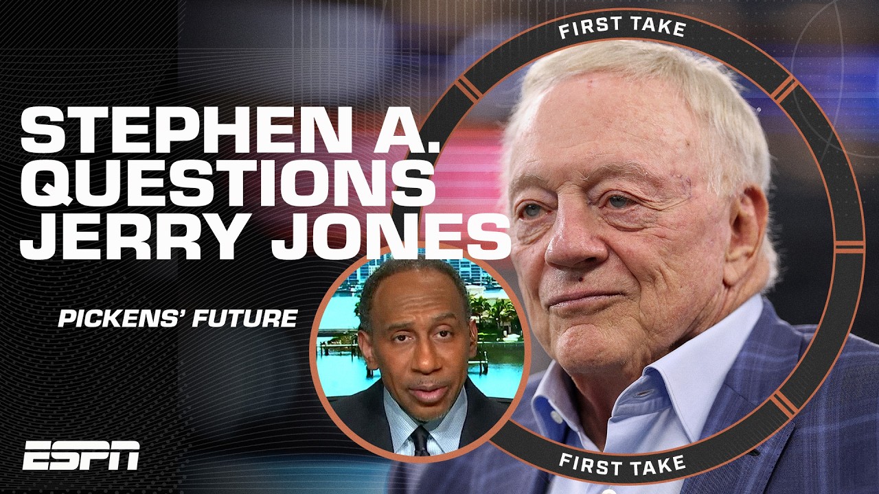 Stephen A. is 'VERY DISTURBED' by Jerry Jones recent comments... | First Take
