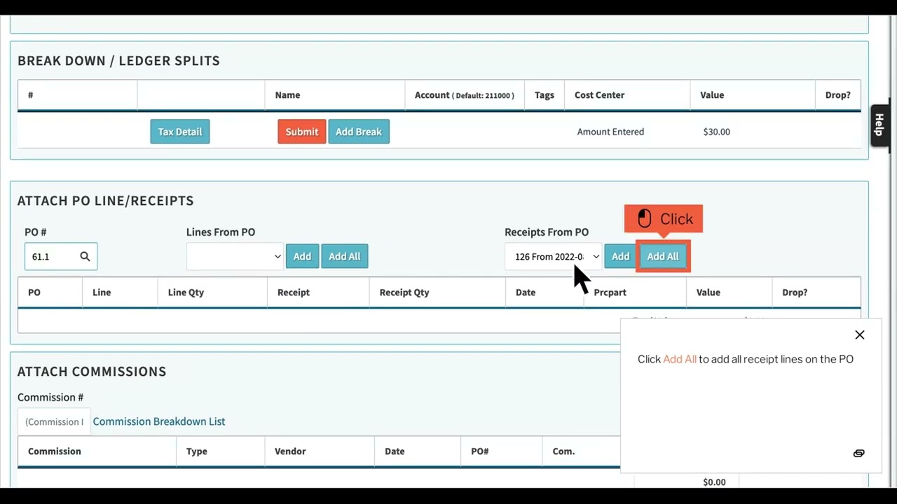How to Enter a Voucher in Cetec ERP