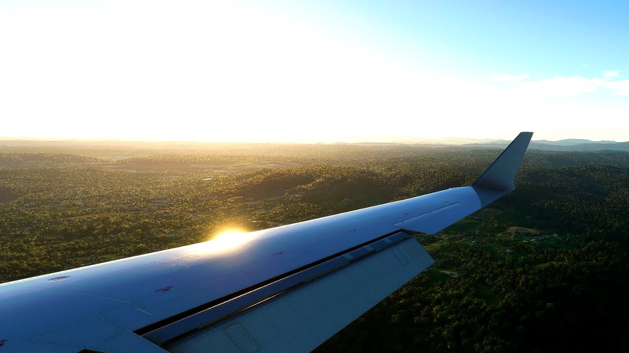 BREATHTAKING Landing in Flight Simulator 2020 | Aerosoft CRJ 700 #flightsim #msfs #shorts