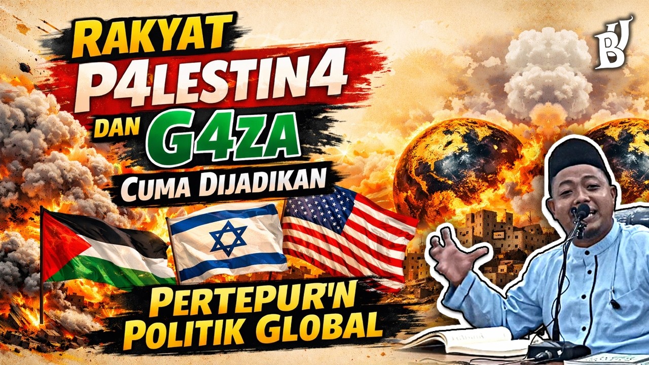 Rakyat P4lestin4 dan G4za Cuma Dijadikan Pertepur4n Politik Global | Ustadz Muhammad Ridwan