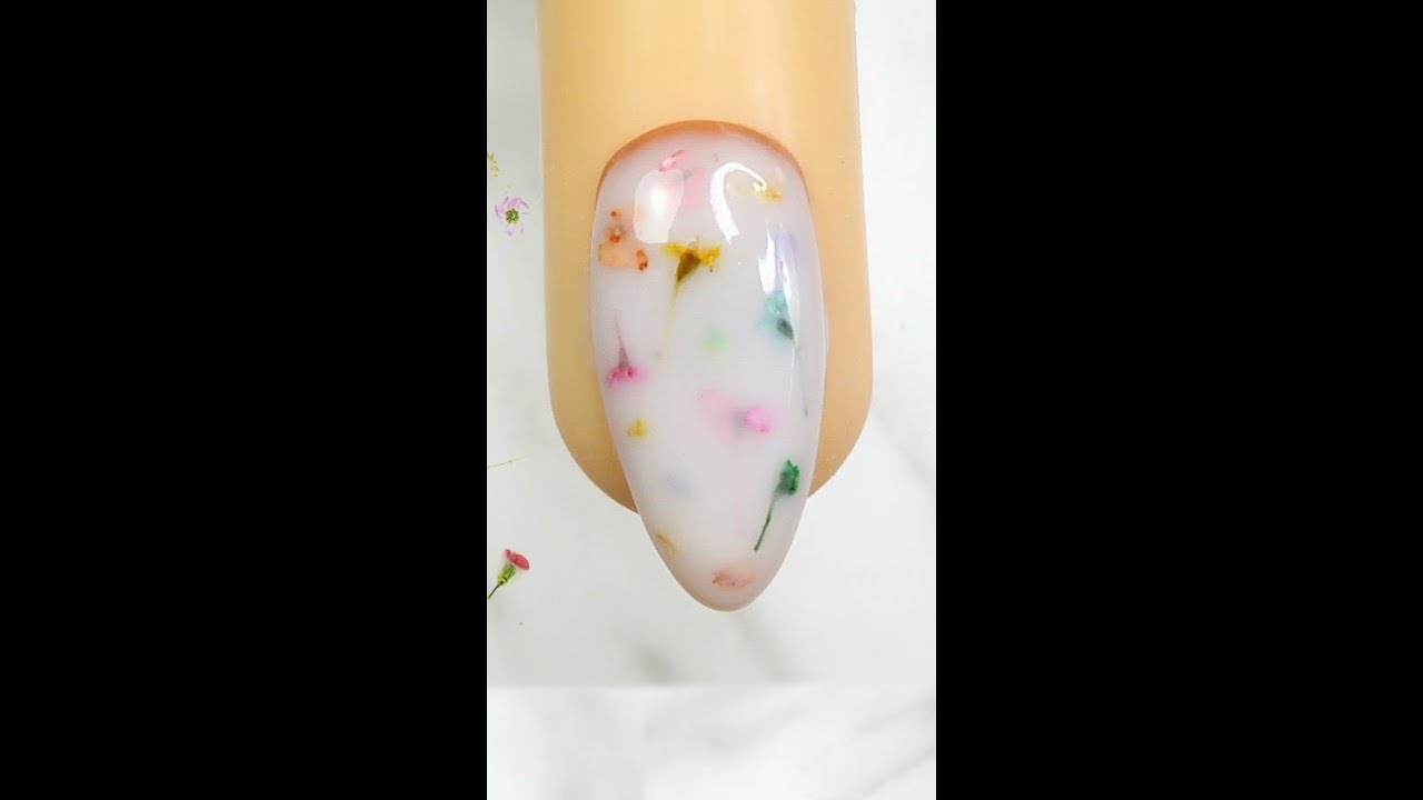 Encapsulated Milk Bath Nails With Builder Gel Tutorial #youtube #shorts
