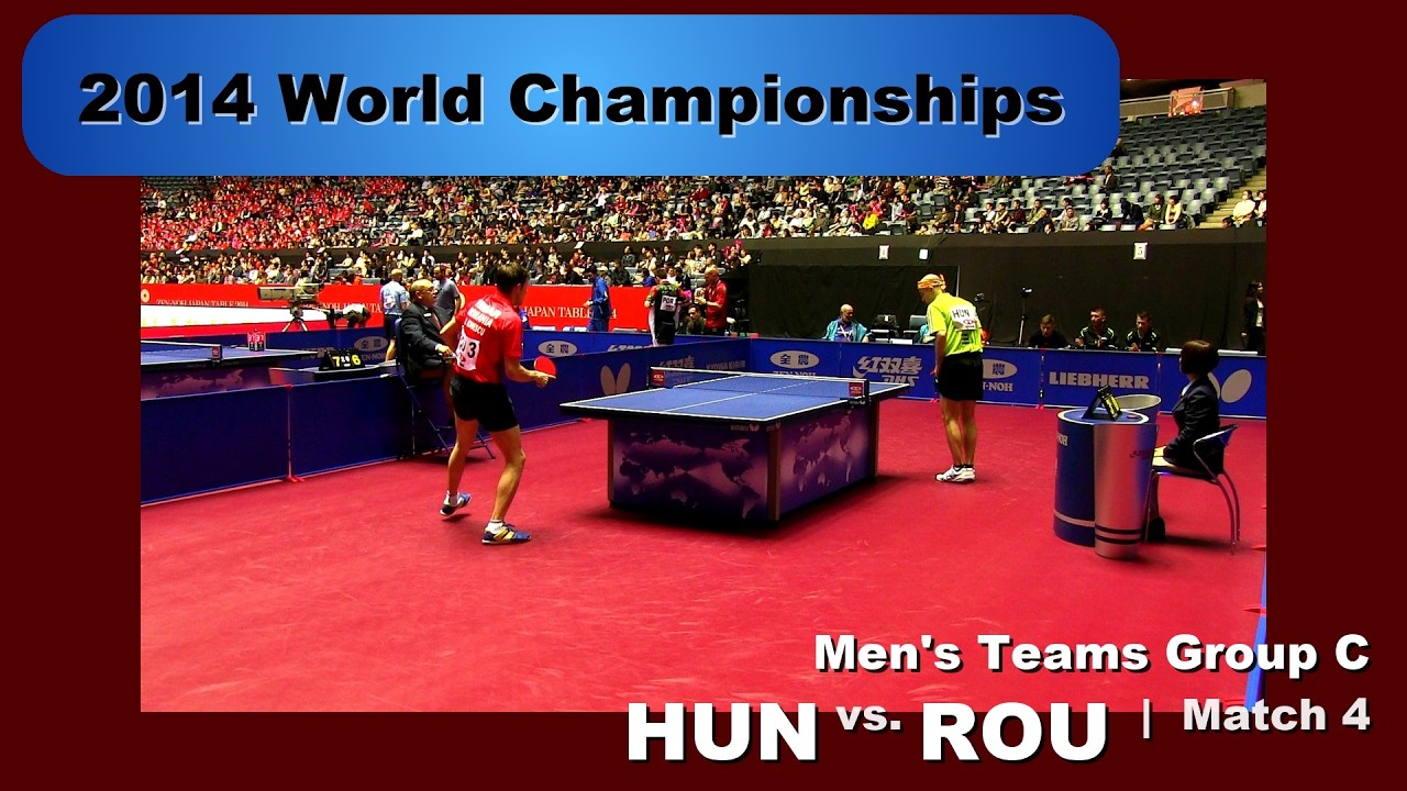 2014 WTTC Men's Team - Group C: HUN - ROU Match 4: Adam Pattantyus v Ovidiu Ionescu