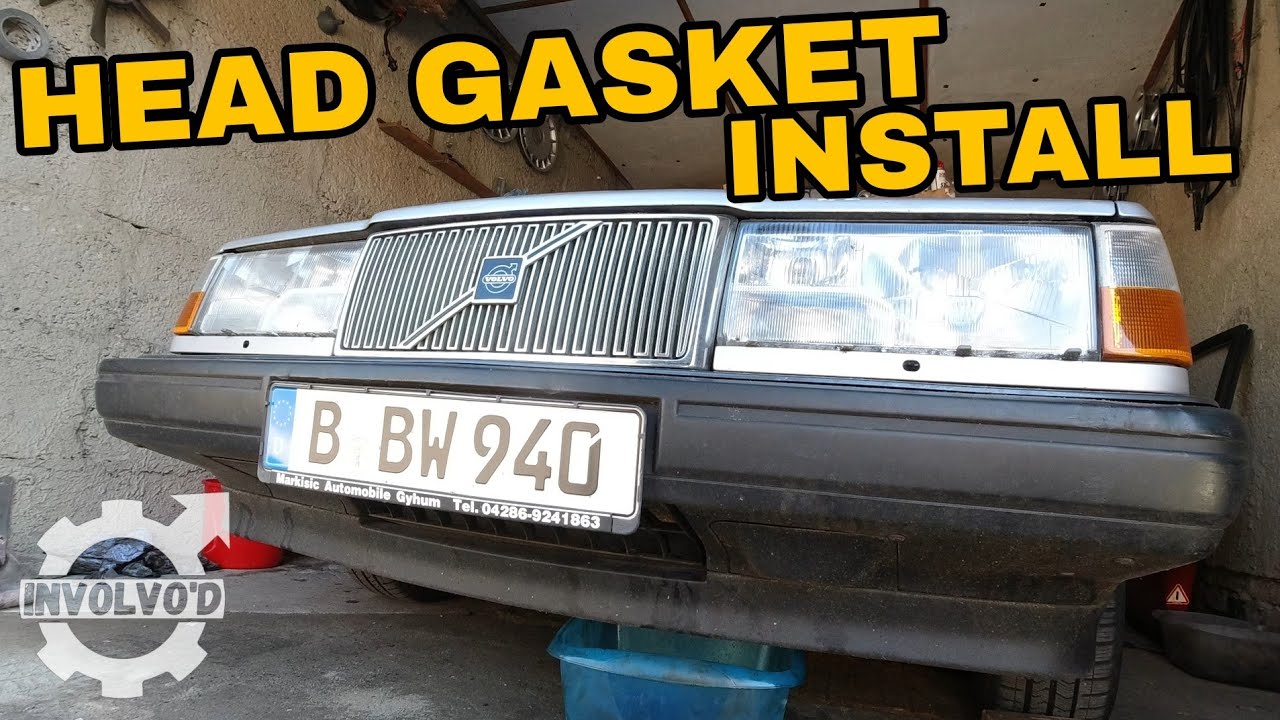 Head Gasket Install on Sylvia the Volvo 940 Turbo!