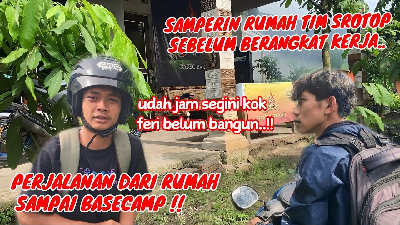 BERANGKAT KERJA BARENG !! Satu per satu rumah anak srotop kita samperin.