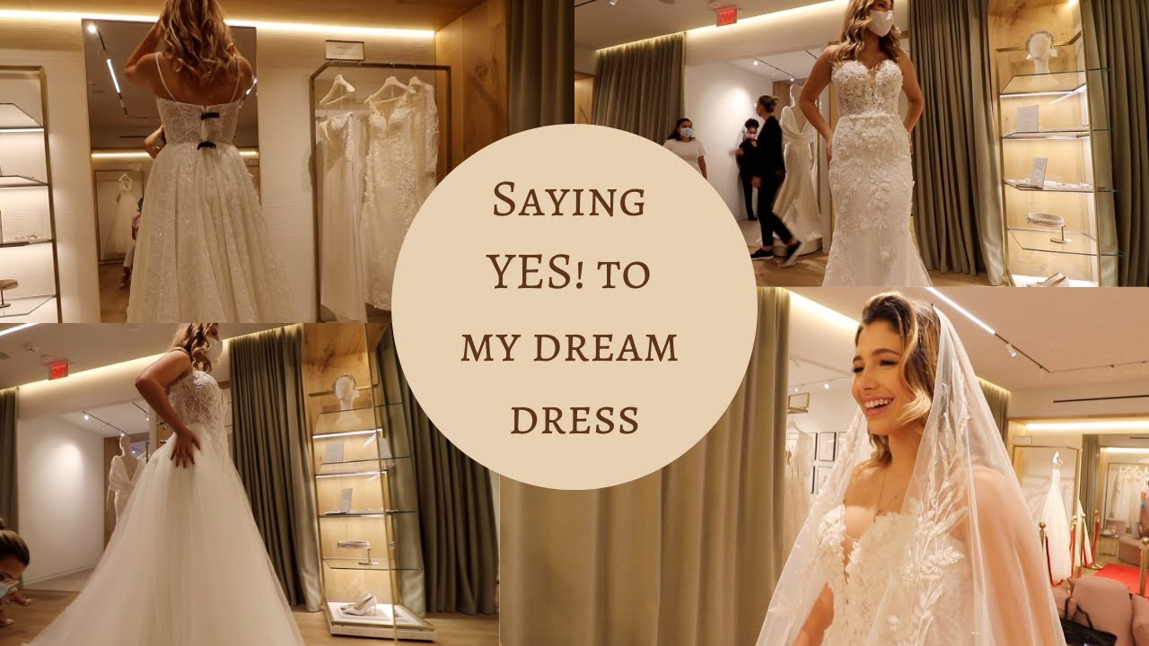 WEDDING DRESS SHOPPING + DRESS REVEAL!!