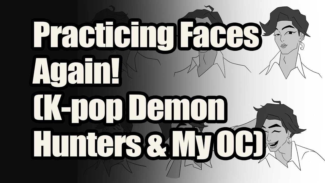 Practicing Faces Again (K-Pop Demon Hunters) #conceptart #digitalart #digitaldrawing #art #artist