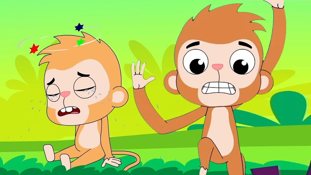 Five Little Monkeys, Animal Cartoon & More Nursery Rhymes for Kids