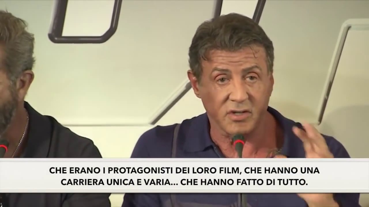 The Expendables 3 - Press Conference - Sylvester Stallone - Sub ITA - I MERCENARI 3