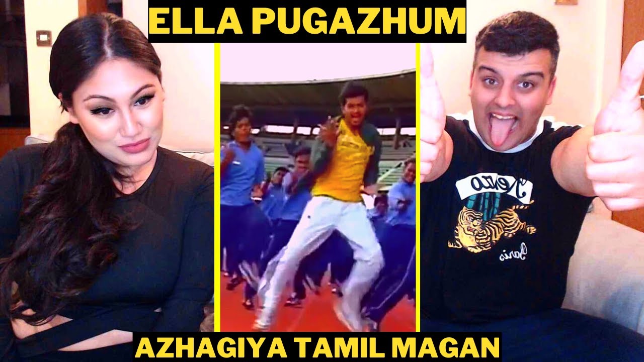 #ThalapathyVijay Ellapugazhum Song REACTION | Vijay | AR Rahman | Azhagiya Tamil Magan
