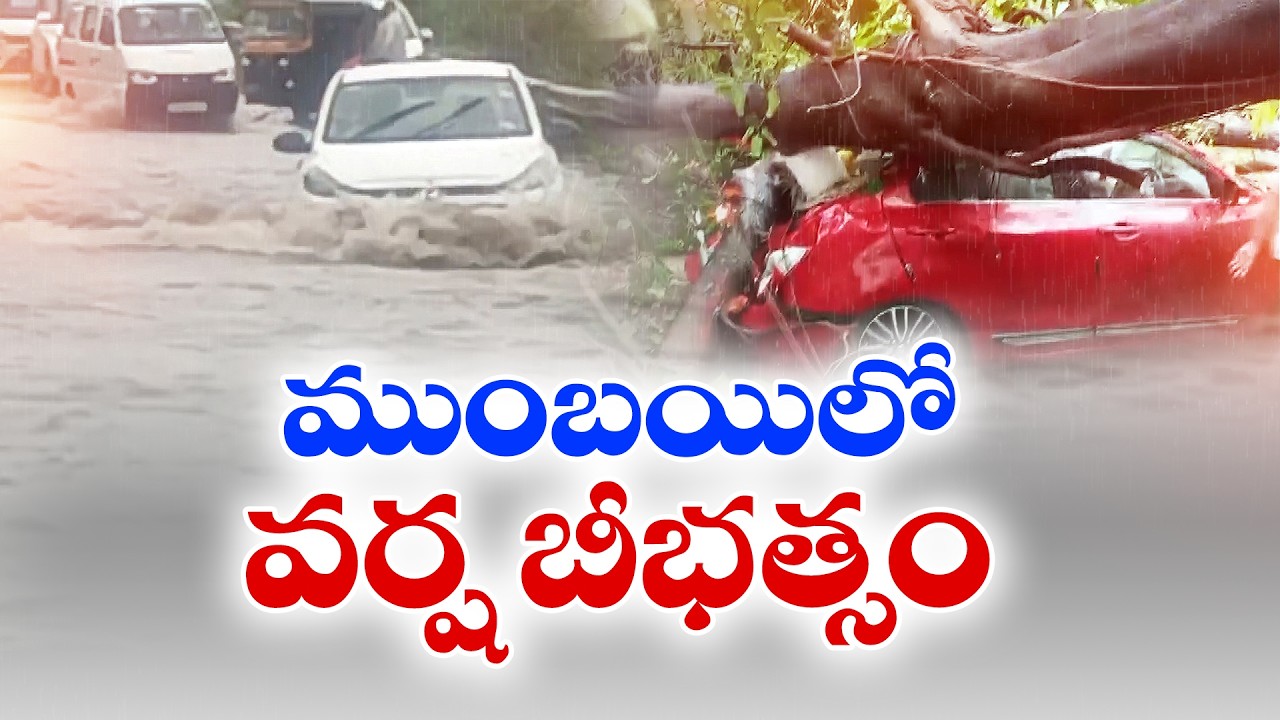Mumbai Flooded After Heavy Rain | Tree Fall Kills One | Traffic and Daily Life Disrupted