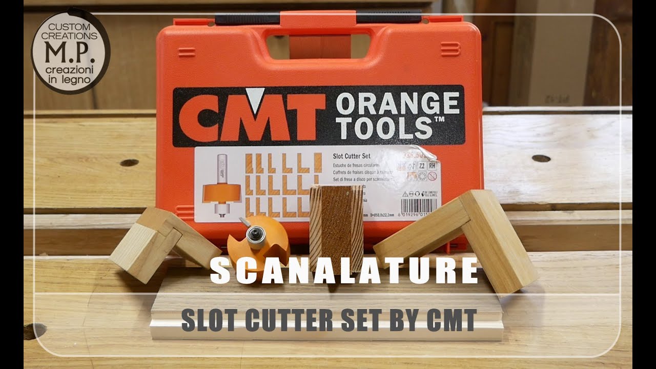 Set per scanalature CMT - Slot Cutter Set