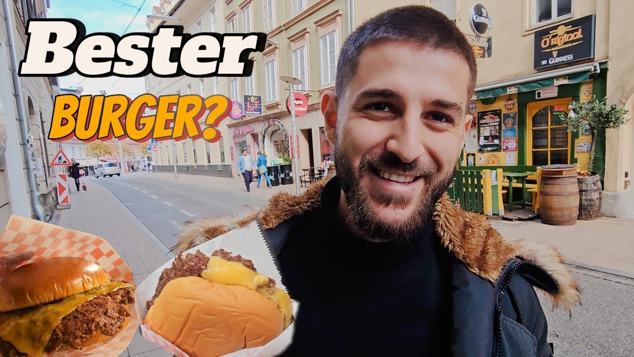 AUF DER SUCHE NACH DEM BESTEN SMASH BURGER in #graz !!! 🍔😋