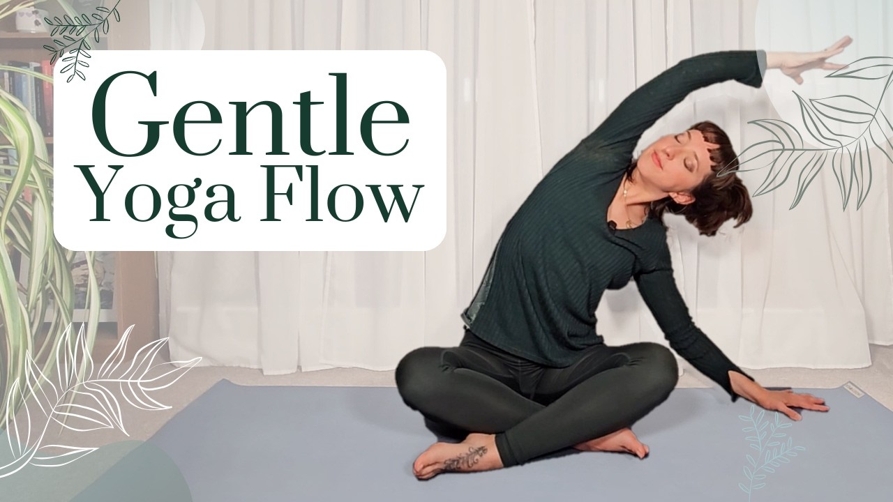25 min morning gentle spinal yoga flow