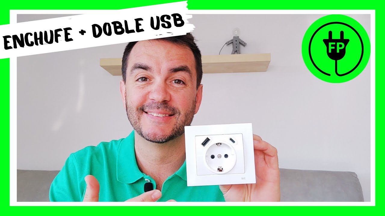 C&oacute;mo instalar la base de ENCHUFE con doble puerto USB A+ C de CARGA R&Aacute;PIDA