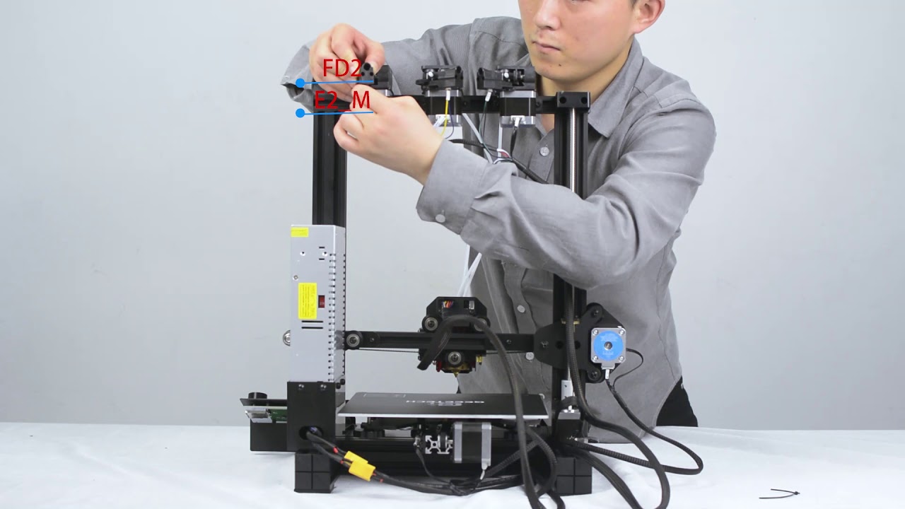 GEEETECH A10T 3D Printer Unbox Setup and Print!