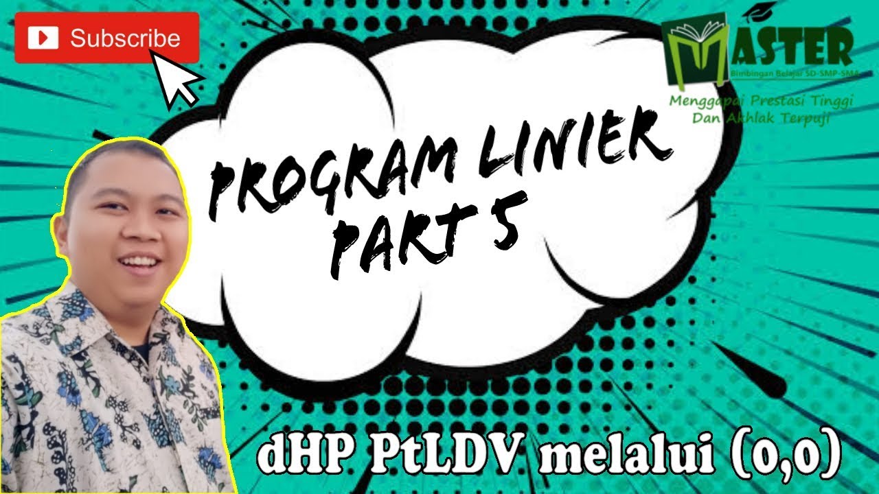 PROGRAM LINIER - dHP pada Grafik PtLDV melalui Titik (0,0) - Part 5