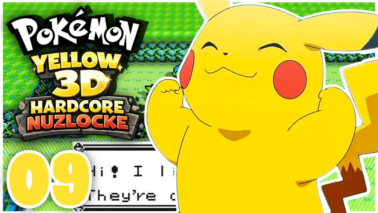 Pok&eacute;mon in 3D is The Coolest Thing Ever😎 | Pok&eacute;mon Yellow Hardcore Nuzlocke