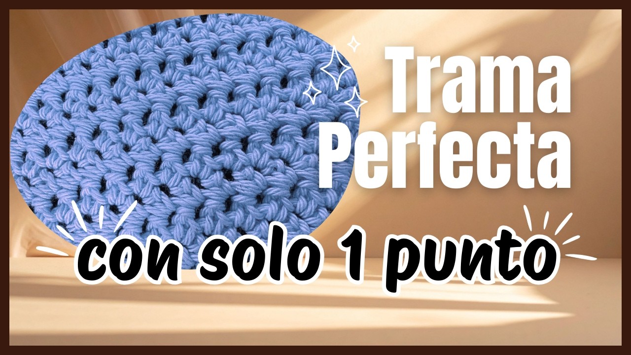Aprende a tejer la trama más fácil | Crochet fácil👇