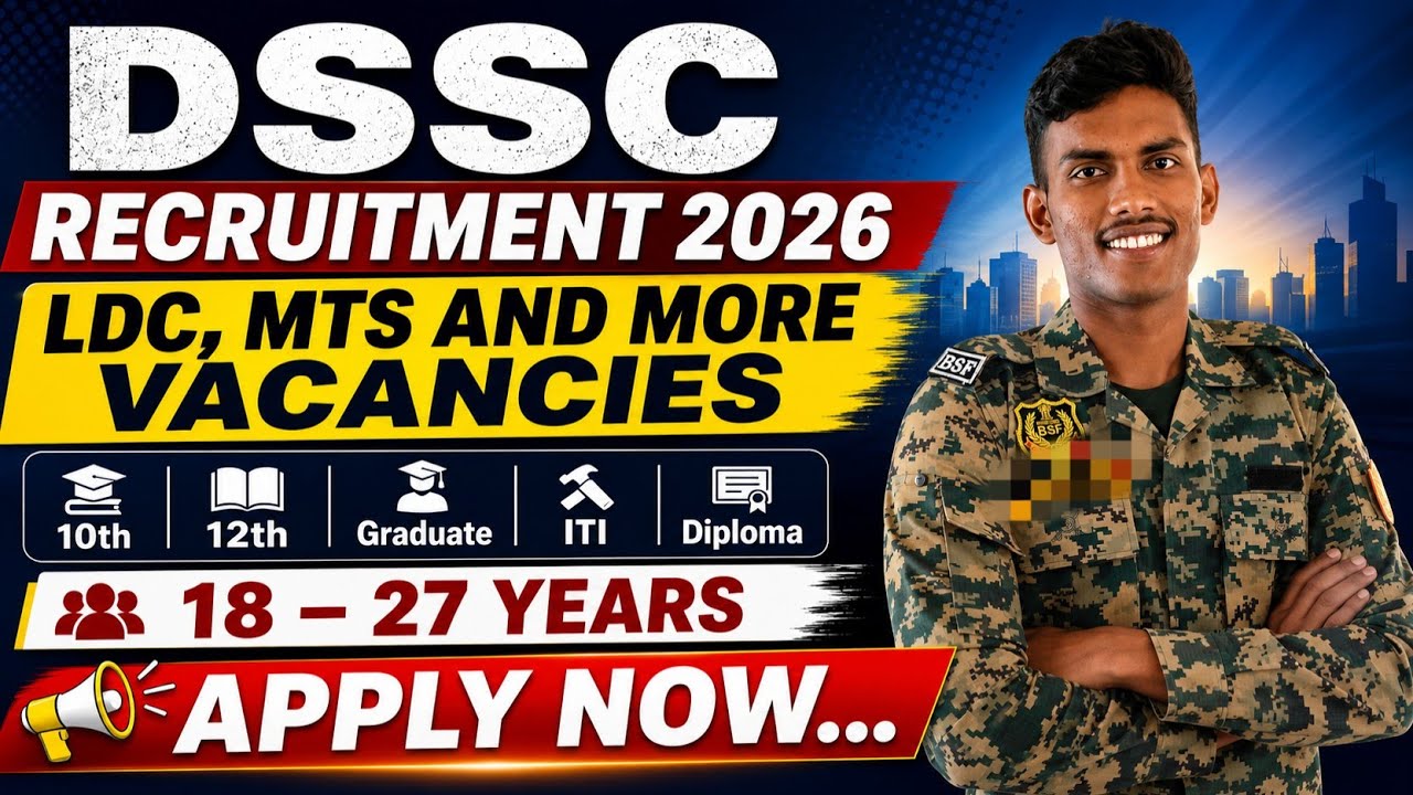 DSSC NOTIFICATION APPLY NOW  || Defence Services Staff College (DSSC), Wellington (Nilgiris) #dssc