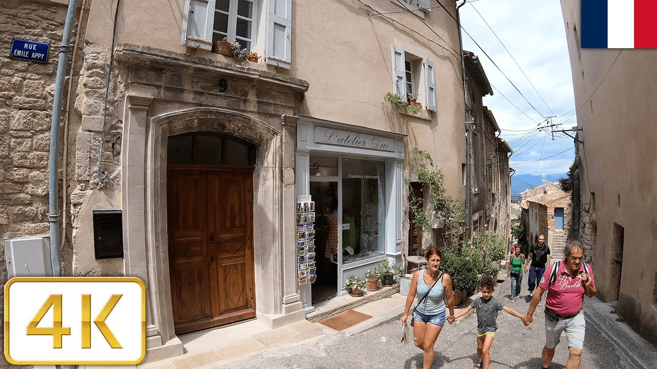Bonnieux in France | Summer 2021【4K】