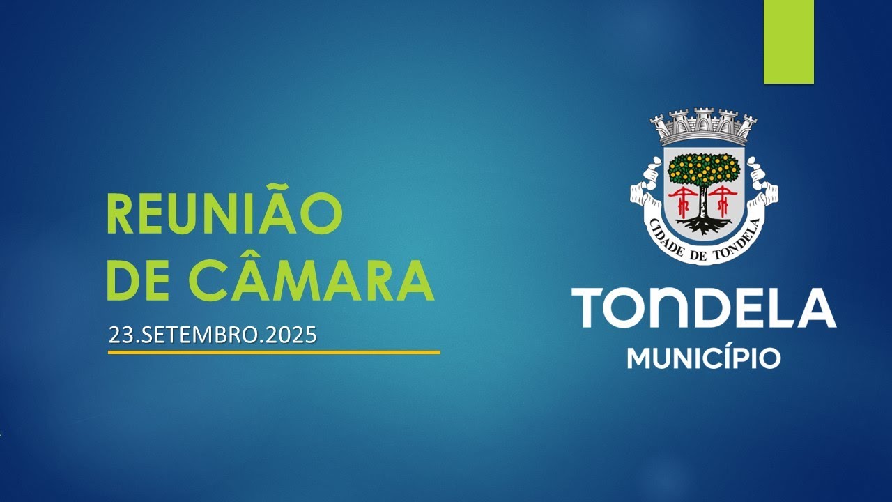 Reunião de Câmara - 23.09.2025